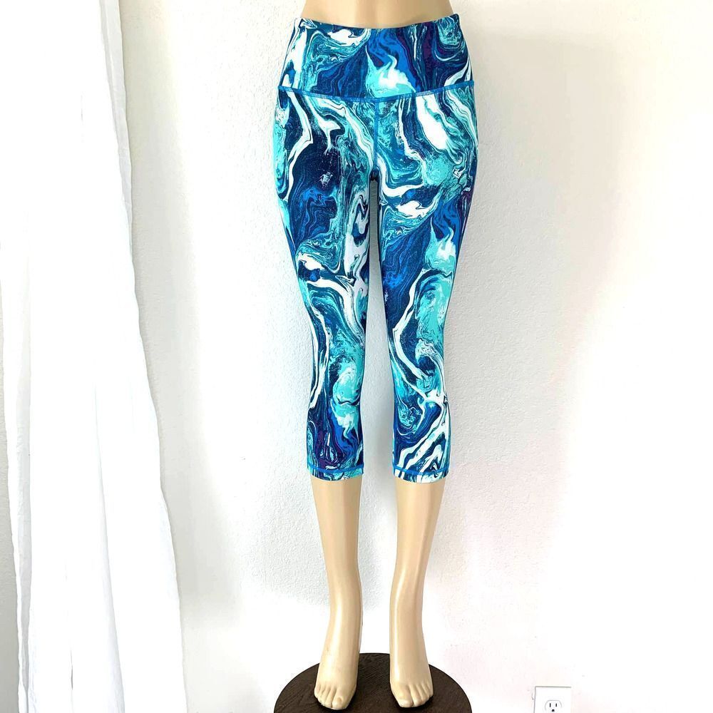 PATAGONIA green cropped leggings sz S womens